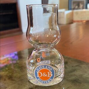 Dave & Busters OVER UNDER Shot Glass